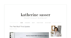 Desktop Screenshot of katherinesasser.com