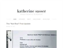 Tablet Screenshot of katherinesasser.com